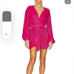 Retrofete gabrielle robe hot pink